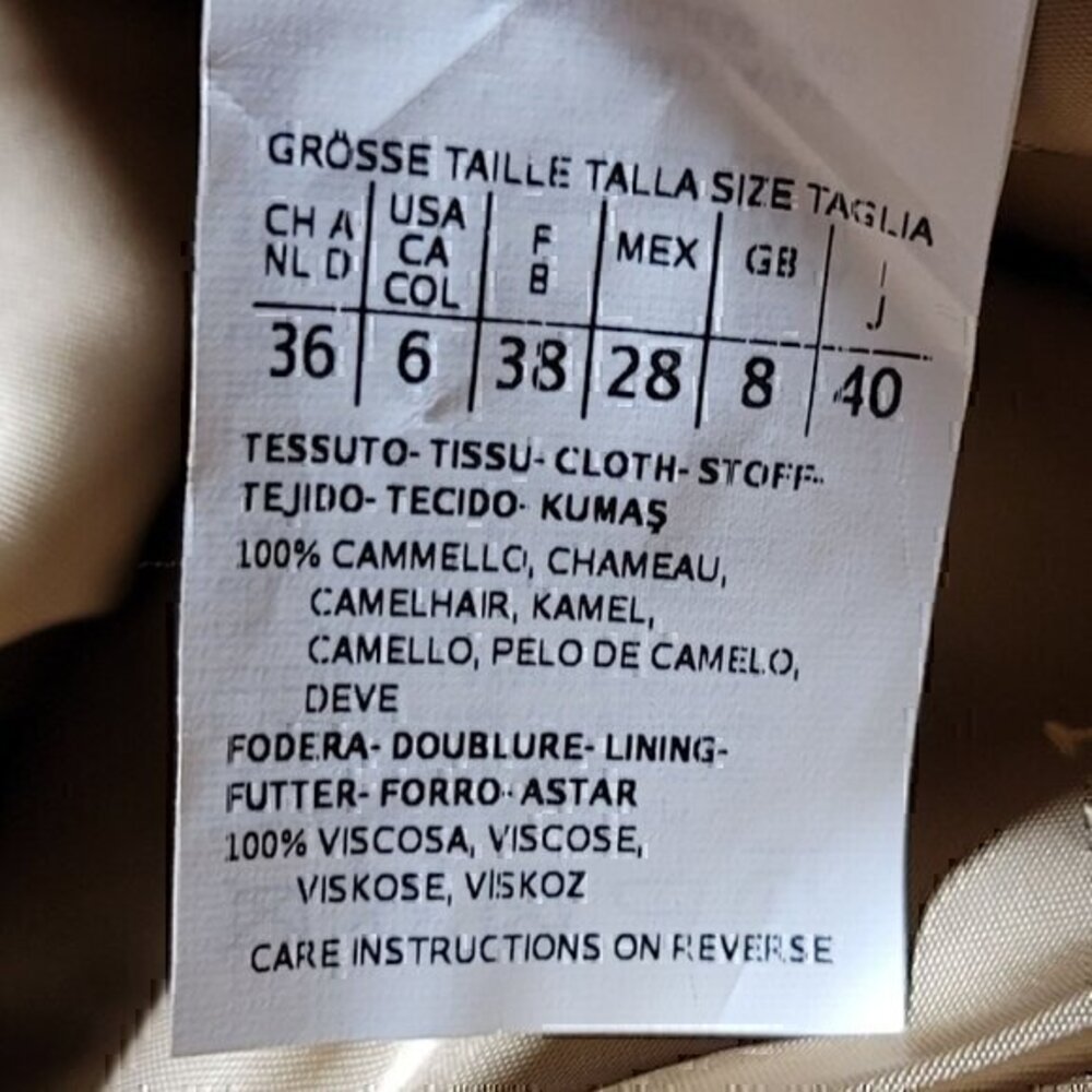 MAX MARA Manuela Belted Camel Hair Coat, Camel - Picture 16 of 16
